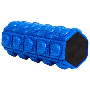 ProStretch Hexi Mini Travel Textured Foam Roller for Deep Tissue Muscle Massage and Myofascial Trigger Point Release