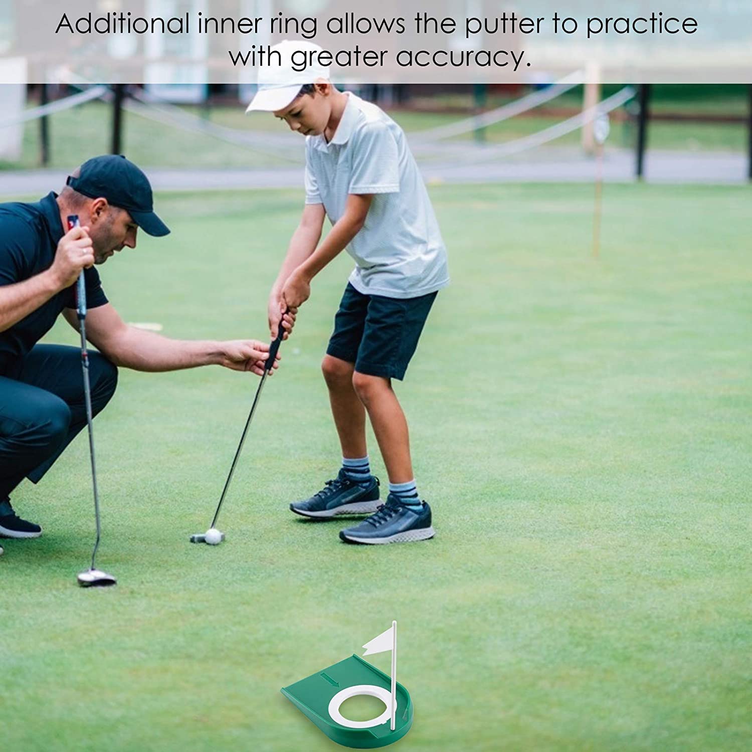 Putting Cup Indoor Outdoor Practice Training Aids with Flag Plastic Putting Cup Putting Hole Putter Regulation Cup