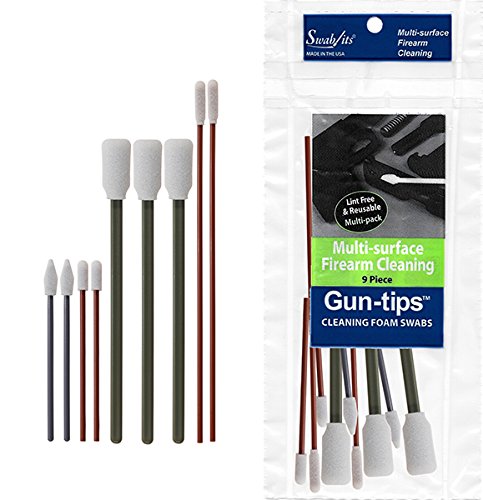 SWAB-ITS Made in The USA Deluxe Kit Star Chamber Cleaning Swabs, Gun-Tips, Bore-Tips and CLP