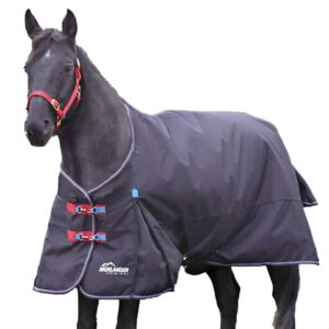 Shires Highlander Plus 200G Standard Neck Blanket Black 78"