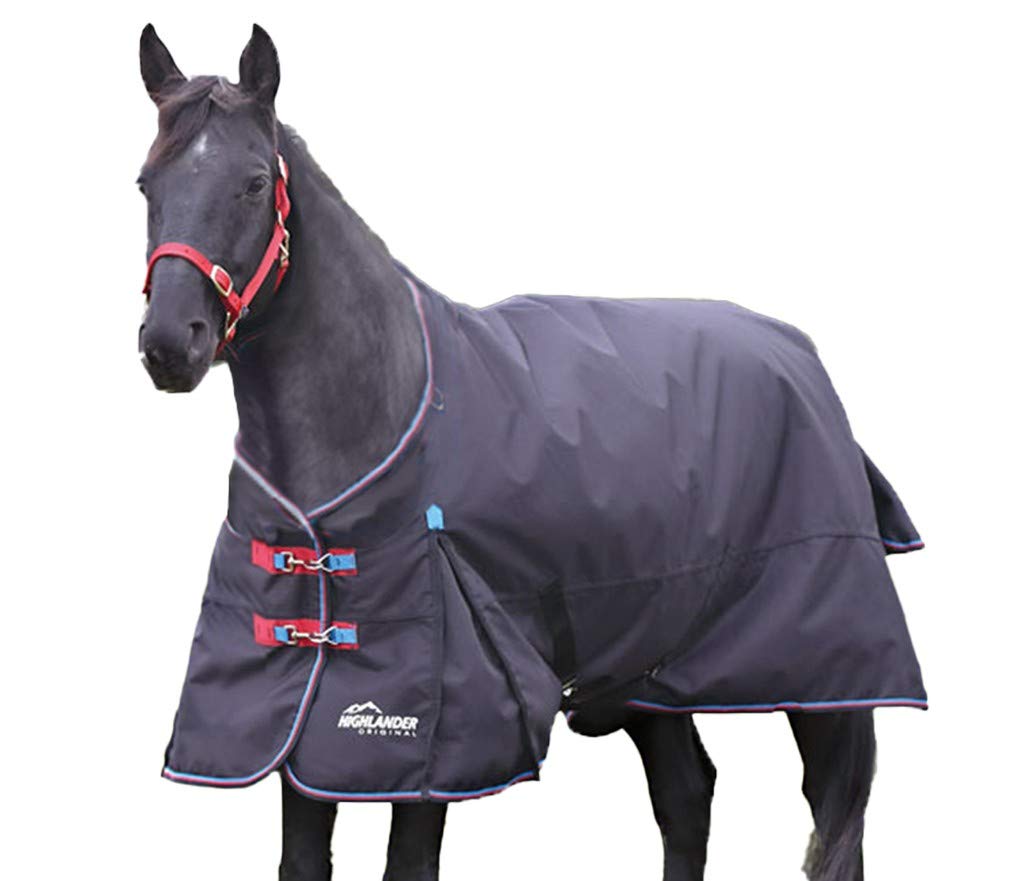 Shires Highlander Plus 200G Standard Neck Blanket Black 78"