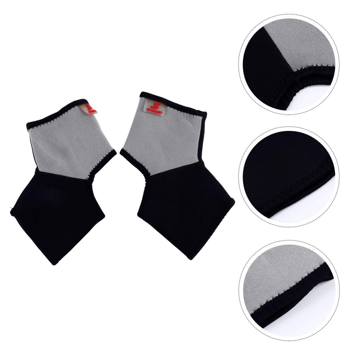 MILISTEN 2pcs Ankle wrap Sock Ankle Support for Running Ankle Socks Foot Sleeve wrap Sports Ankle Pads Ankle Brace Fitness Packing: Simple Transparent OPP Plastic Bag