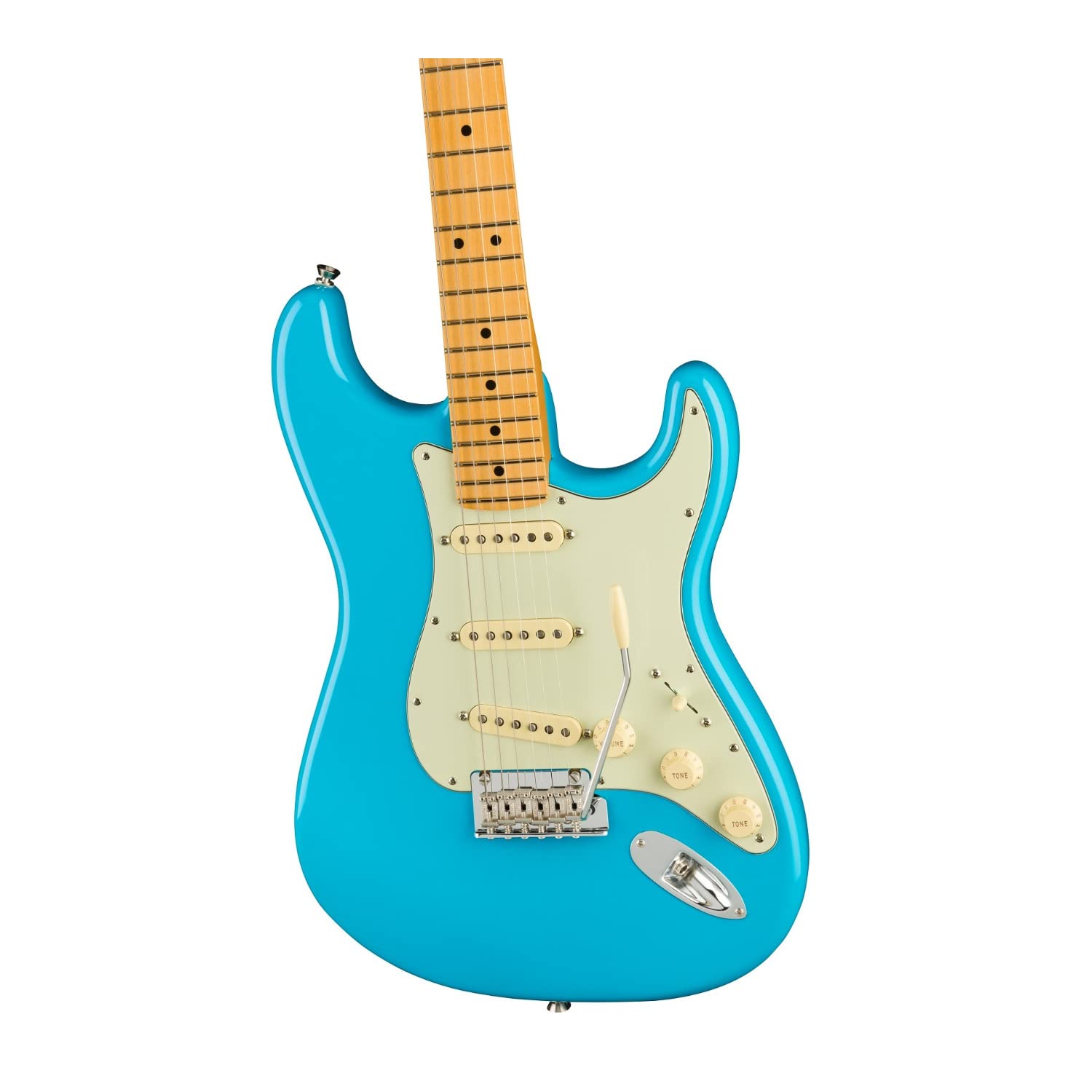 Fender 6 String Solid-Body Electric Guitar, Right, Miami Blue (0113902719)