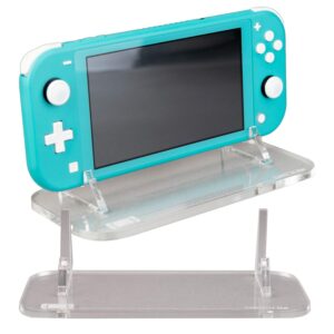 display stand for the nintendo switch lite - crystal clear