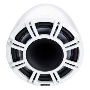 kicker kmfc 11-inch tower system speakers - black