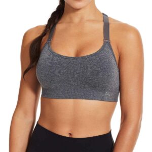 puma women sports bra, 3-pack (black/white/grey, medium)