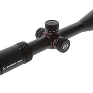 Crimson Trace Hardline Pro 4-16x50mm Riflescope with SFP, Illuminated MR1-MOA Reticle, Zero Stop, Lightweight Solid Construction, Scope Caps and Lens Cloth for Hunting, Shooting and Outdoor