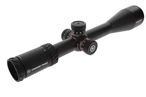 Crimson Trace Hardline Pro 4-16x50mm Riflescope with SFP, Illuminated MR1-MOA Reticle, Zero Stop, Lightweight Solid Construction, Scope Caps and Lens Cloth for Hunting, Shooting and Outdoor