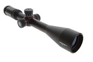 crimson trace hardline pro 4-16x50mm riflescope with sfp, illuminated mr1-moa reticle, zero stop, lightweight solid construction, scope caps and lens cloth for hunting, shooting and outdoor