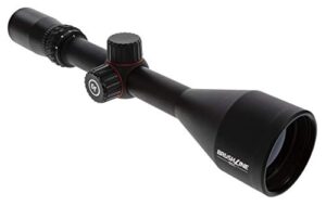 crimson trace brushline 3-9x50mm riflescope with sfp, bdc reticle, lightweight solid construction, scope caps and lens cloth for hunting, shooting and outdoor