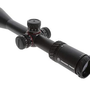 Crimson Trace Hardline Pro 4-16x50mm Riflescope with SFP, Illuminated MR1-MOA Reticle, Zero Stop, Lightweight Solid Construction, Scope Caps and Lens Cloth for Hunting, Shooting and Outdoor