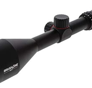 Crimson Trace Brushline 3-9x50mm Riflescope with SFP, BDC Reticle, Lightweight Solid Construction, Scope Caps and Lens Cloth for Hunting, Shooting and Outdoor