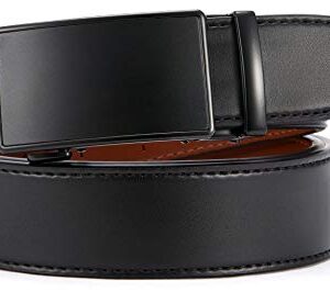 CHAOREN Leather Ratchet Belt Men - Customizable Fit, Effortless Style (35mm)