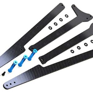 EXOTEK RACING LLC Dr10 Wheelie Bar St 12 Carbon Alloy Adjustable ETK1962 Electric Car/Truck Option Parts