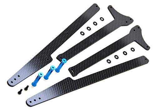 EXOTEK RACING LLC Dr10 Wheelie Bar St 12 Carbon Alloy Adjustable ETK1962 Electric Car/Truck Option Parts