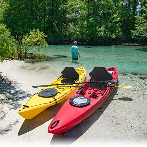 Kayak Seat, Universal Detachable Padded Canoe Seat Kayak Backrest Cushion with Adjustable Strap for Drifting Rafting Canoeing Kayaking Fishing