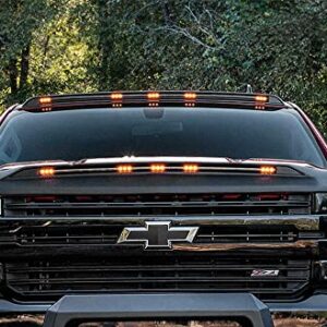 Auto Ventshade [AVS] Aerocab Marker Light | Fits 2022 - 2024 Chevrolet Silverado 1500, Color Match-Summit White | 698168-GAZ