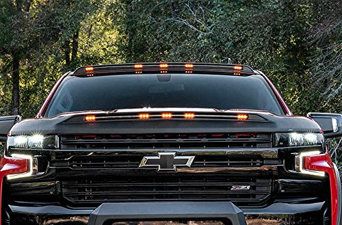 Auto Ventshade [AVS] Aerocab Marker Light | Fits 2022 - 2024 Chevrolet Silverado 1500, Color Match-Summit White | 698168-GAZ