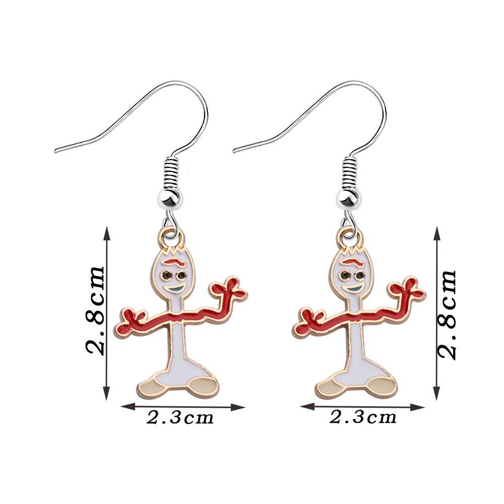 TGBJE Forky Earring, Copper, 18 inches, Polished, Push Back, Nickel Free