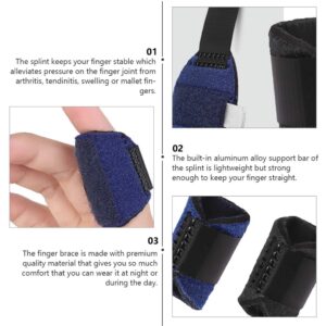 MILISTEN 2pcs Strap Splint Splint Protector stabilizer Glove Pinky Splint Brace Thumb Splint Brace Splint Sleeve Braces Support Frame Adjustable