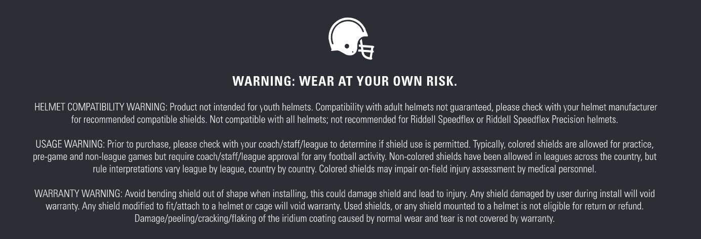 Oakley Legacy Football Shield - 45% Grey