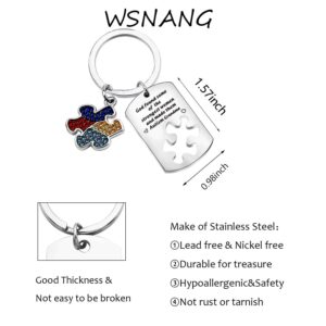 WSNANG Autism Awareness Jewelry Autistic Support Proud Autism Aunt Grandma Gift God Found Some of The Strongest Women And Made Them Autism Aunt/Grandma Keychain (Autism Grandma)