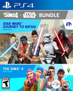 the sims 4 plus star wars journey to batuu bundle - playstation 4