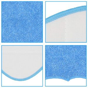 FUSHUANG 4 Pack Microfibre Cleaning Pads Compatible with Vax S2 Series S86-SF-B, S86-SF-C, S86-SF-P, S86-SF-T, S86-SF-CC, S86-CCM-3, S86-MC-C, S86-SF-CCP and Hoover WH20200 Steam Mop,13.2 * 8.46 inch