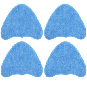 FUSHUANG 4 Pack Microfibre Cleaning Pads Compatible with Vax S2 Series S86-SF-B, S86-SF-C, S86-SF-P, S86-SF-T, S86-SF-CC, S86-CCM-3, S86-MC-C, S86-SF-CCP and Hoover WH20200 Steam Mop,13.2 * 8.46 inch