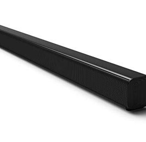 Hisense HS205 2.0ch Sound Bar, 60W, Roku TV ready, Enhance TV enjoyment, Bluetooth, HDMI ARC/Optical/AUX/USB, 3 EQ Modes, Black