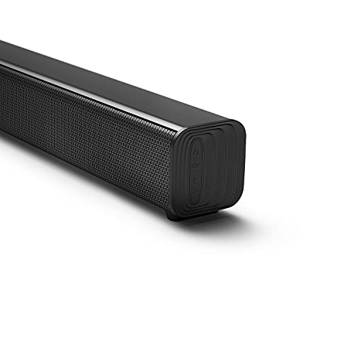 Hisense HS205 2.0ch Sound Bar, 60W, Roku TV ready, Enhance TV enjoyment, Bluetooth, HDMI ARC/Optical/AUX/USB, 3 EQ Modes, Black