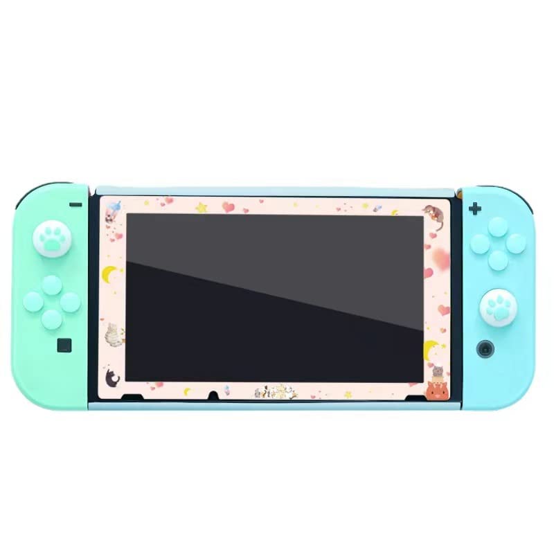 Paw Print Thumb Grip Caps for Nintendo Switch, Button Cap Set for Nintendo Switch Joy-con - Animal Crossing New Horizons Theme