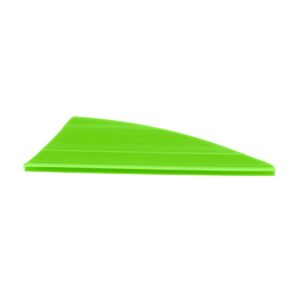 tac vanes 2.25" driver hybrid vanes, green vanes, pack of 36, vanes for archery bowhunting and recreational shooting