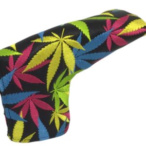 ReadyGOLF Weed All-Over Embroidered Putter Cover - Blade