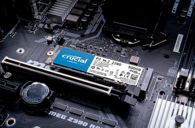 Crucial P2 2TB 3D NAND NVMe PCIe M.2 SSD Up to 2400MB/s - CT2000P2SSD8