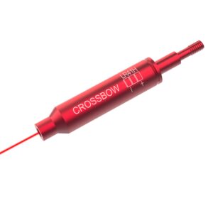 crossbow laser boresighter red laser bore sight w/ 6 batteries (crossbow)