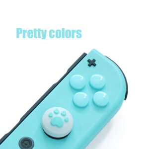 Paw Print Thumb Grip Caps for Nintendo Switch, Button Cap Set for Nintendo Switch Joy-con - Animal Crossing New Horizons Theme