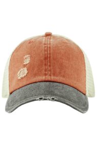 newhattan distressed washed mesh back cotton unisex trucker hat cap for men and women