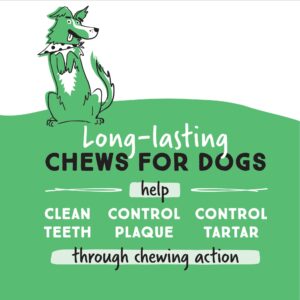 Ultra Chewy Denta-Mint Double Treat Bones: Long-Lasting Dog Treats Made in USA for Large and Small Breeds, Highly Digestible, Ideal for Aggressive Chewers (24 Count)