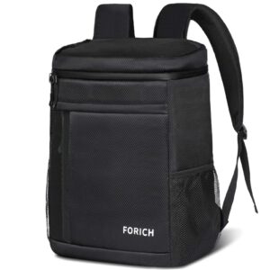 forich soft cooler backpack insulated waterproof backpack cooler bag leak proof portable small cooler backpacks to work lunch travel beach camping hiking picnic fishing beer for men women