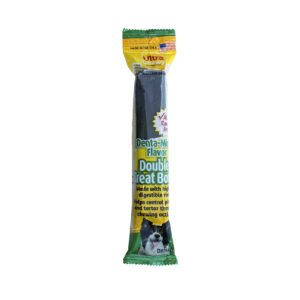 Ultra Chewy Denta-Mint Double Treat Bones: Long-Lasting Dog Treats Made in USA for Large and Small Breeds, Highly Digestible, Ideal for Aggressive Chewers (24 Count)