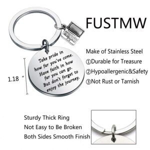 FUSTMW Software Engineer Gifts Computer Programmer Keychain Computer Science Tech Developer Gift for Computer Coder Gifts (silver)