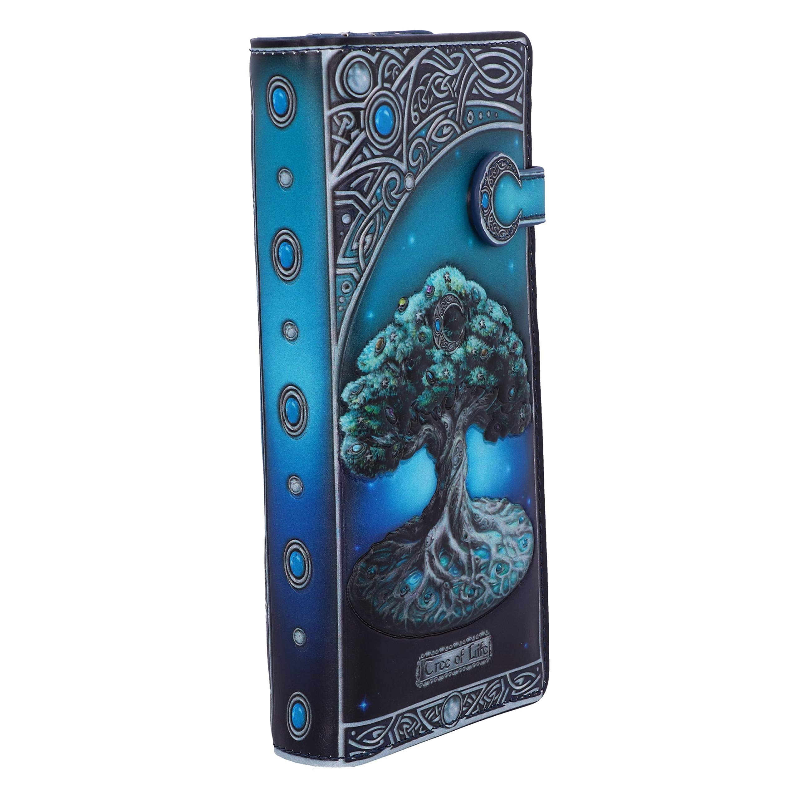 Nemesis Now Embossed Purse, Gothic Wallet, 18.5cm - Tree of Life