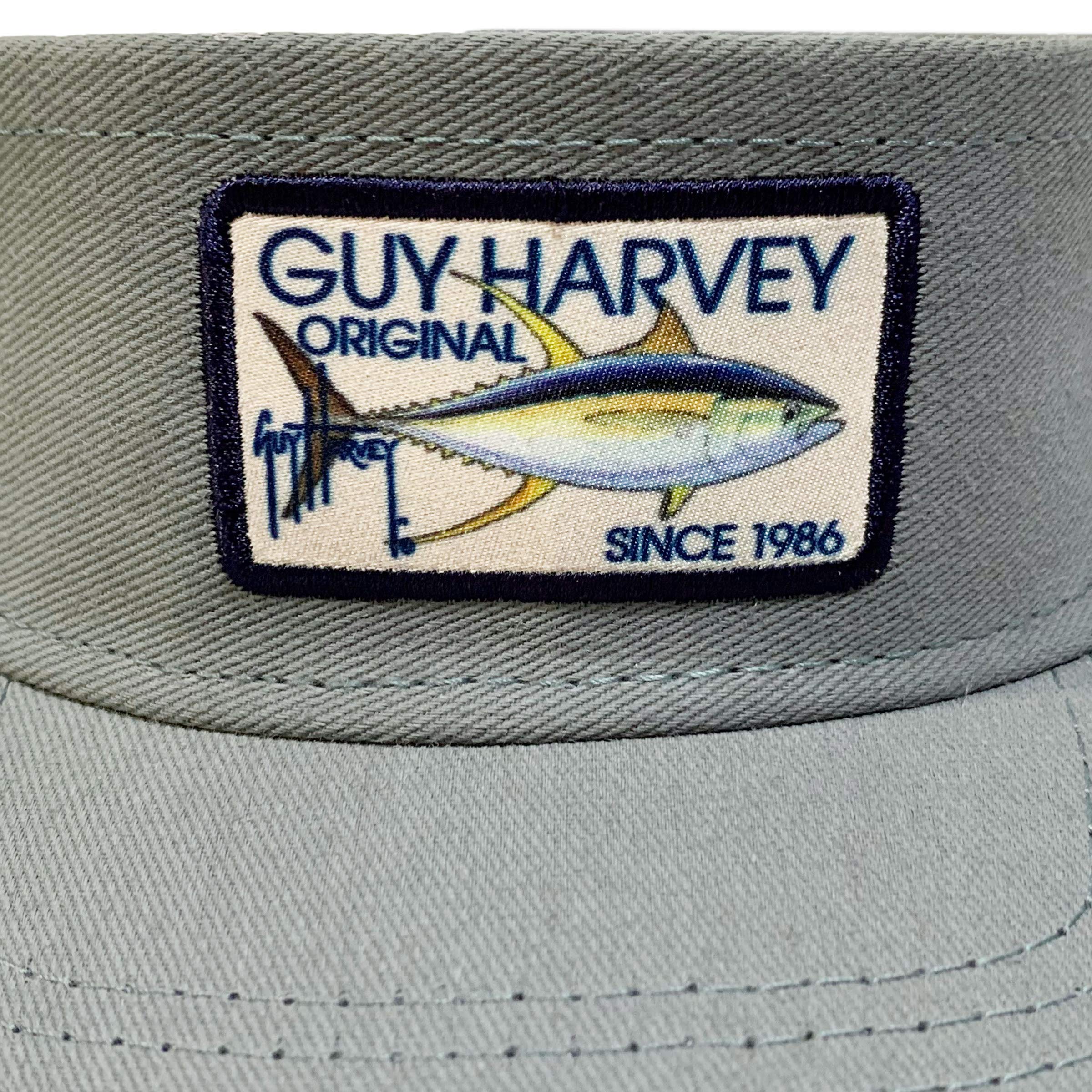 Guy Harvey Unisex Tuna Patch Visor, Monument, One Size