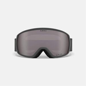 Giro Balance Ski Goggles - Snowboard Goggles for Men & Youth - Grey Wordmark Strap with Vivid Onyx Lens