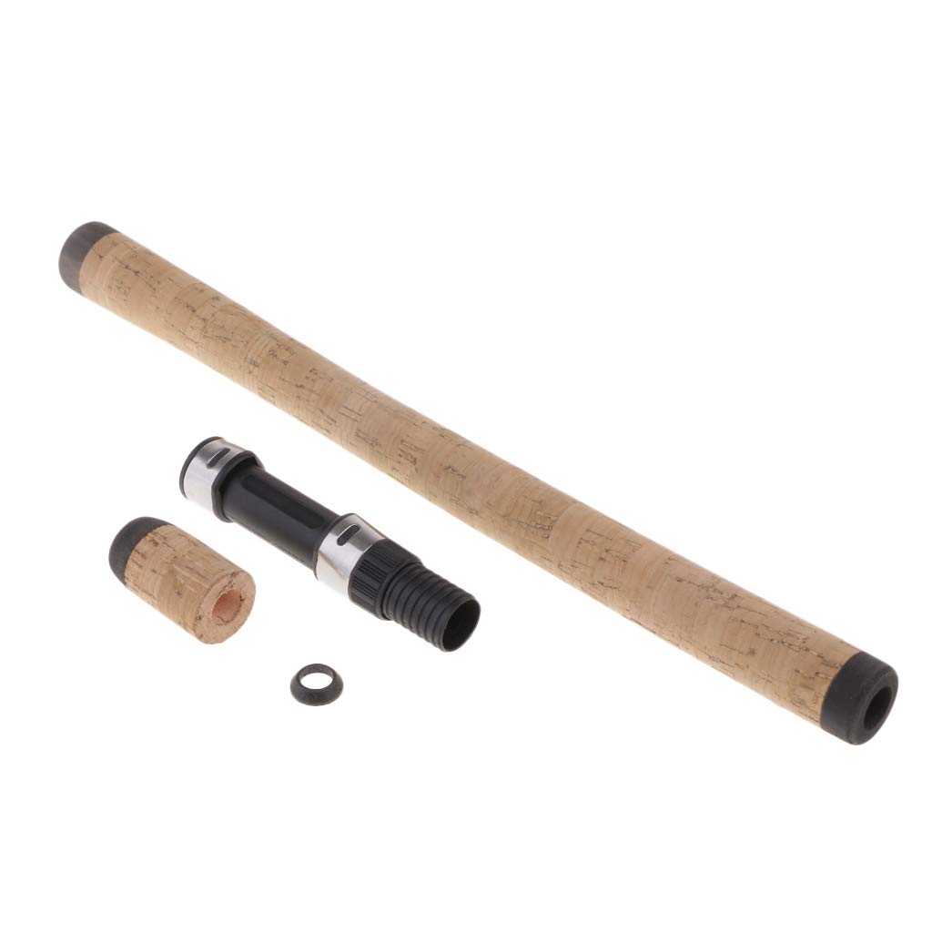 2 2sets/Pack Fishing Rod Handle Kit DIY Rod Building Repair Soft Cork Grip