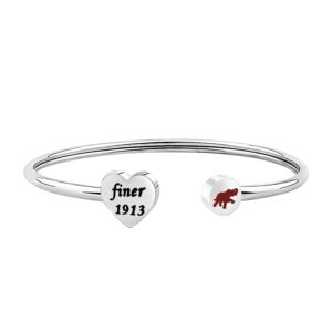 bauna bangle finer theta sorority bracelet lucky elephant sisterhood gift (finer bracelet)