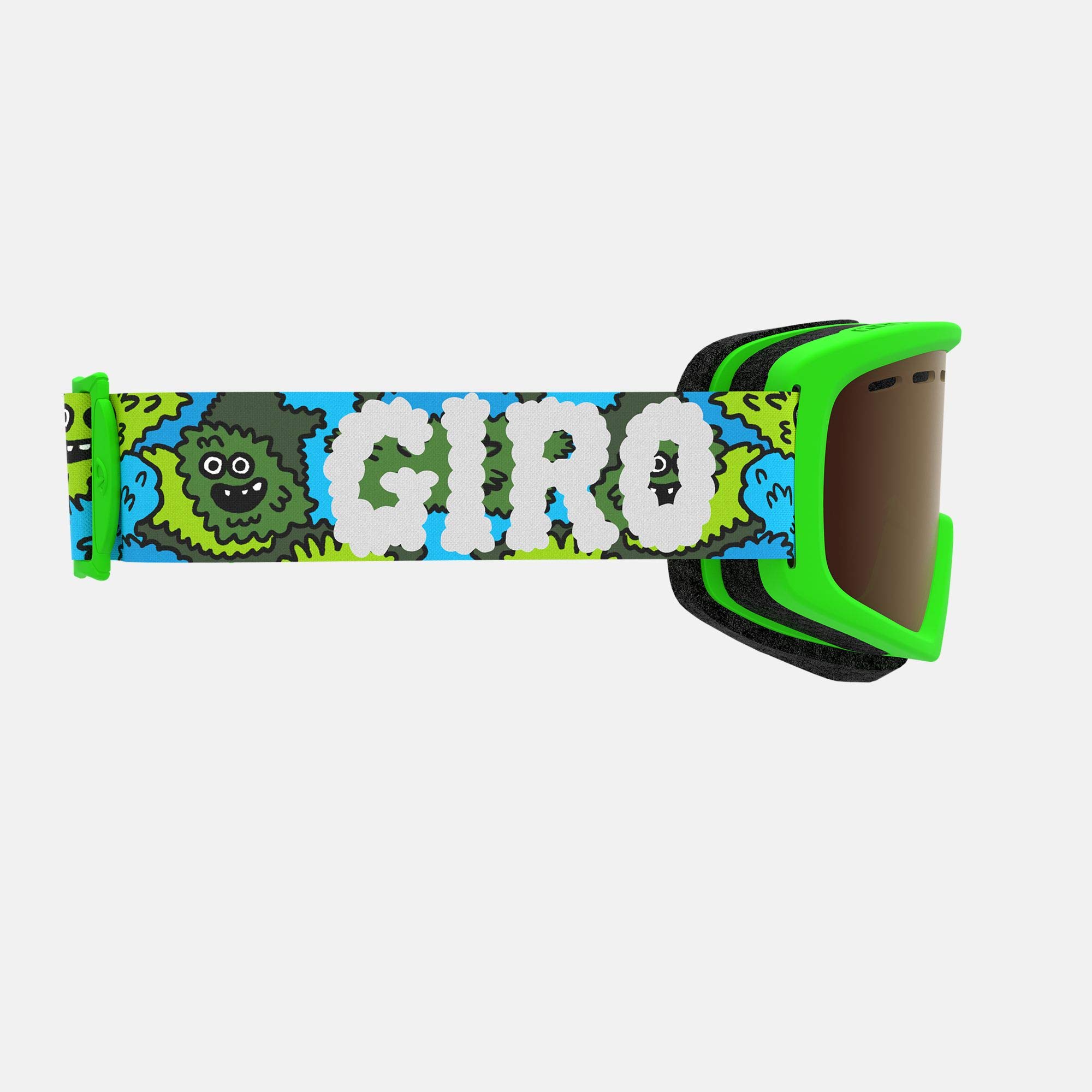 Giro Rev Youth Snow Goggles - Lilnugs Strap with Amber Rose Lens (2021)