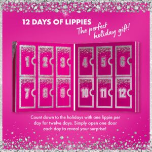 NYX PROFESSIONAL MAKEUP Gift Set, Diamonds & Ice 12 Day Lipstick Countdown Advent Calendar