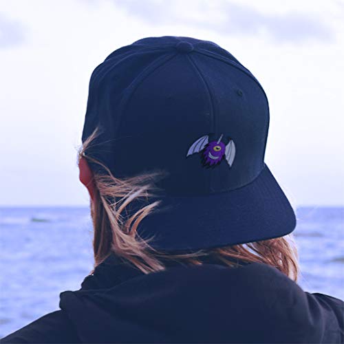 Custom Baseball Cap Flying People Eater Embroidery Children Acrylic Dad Hats for Men & Women Purple Design Only